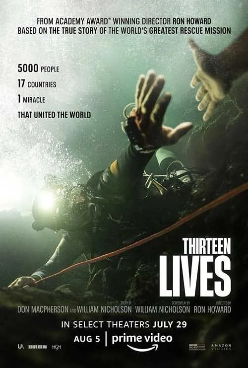 Thirteen Lives blockbuster movie in 4K on Sync IPTV